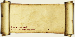 Jasmina Dinić vizit kartica